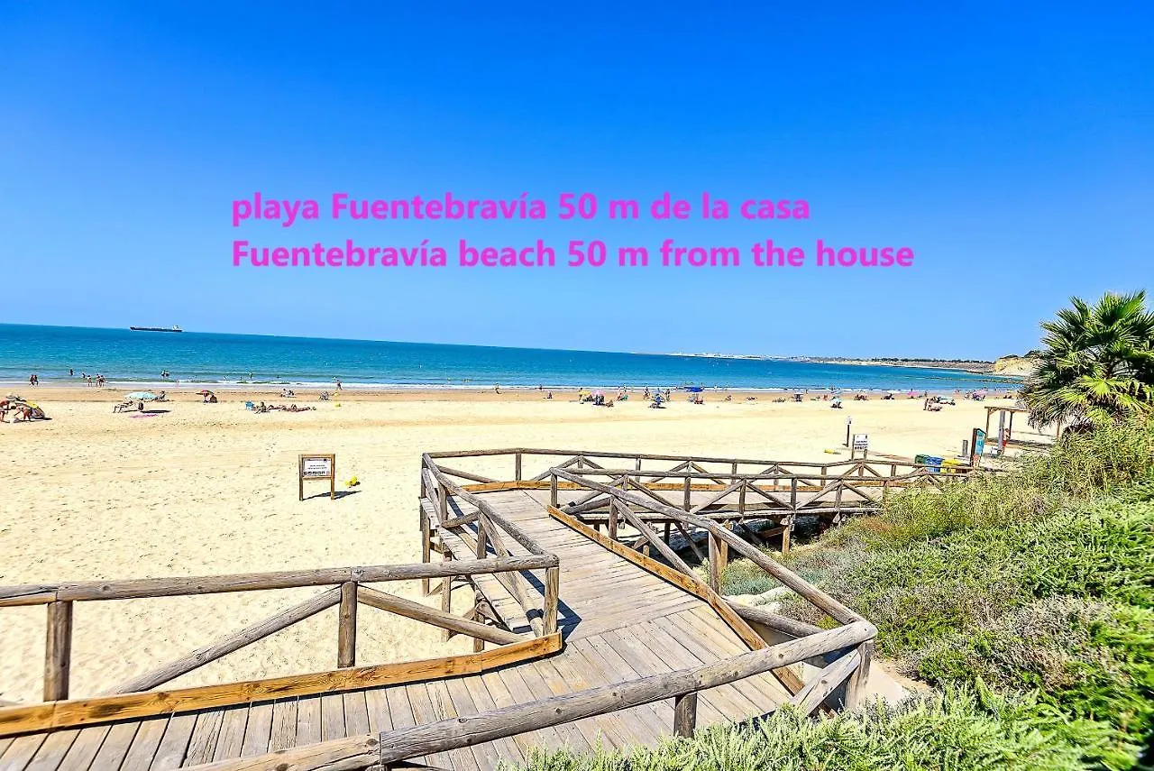Ocean Sunset Beachfront House With Terraces El Puerto de Santa María Feriehus