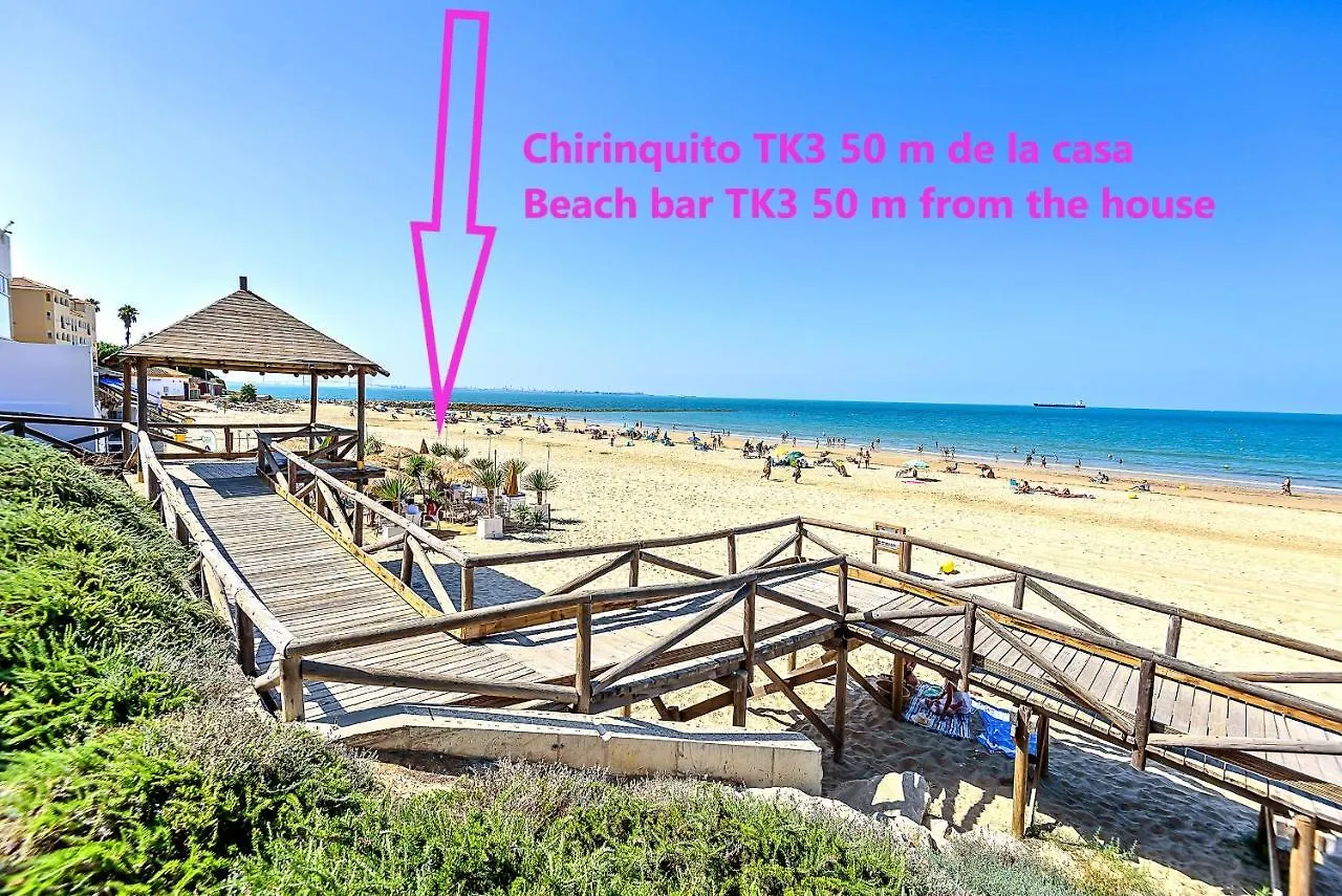 Ocean Sunset Beachfront House With Terraces El Puerto de Santa María 0*,